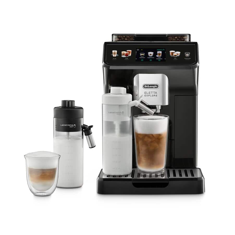 DeLonghi Eletta Explore ECAM450.55.G Automatic Coffee Maker Dark Grey